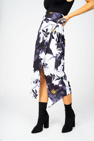 Womens Wrap Skirt in Bloom