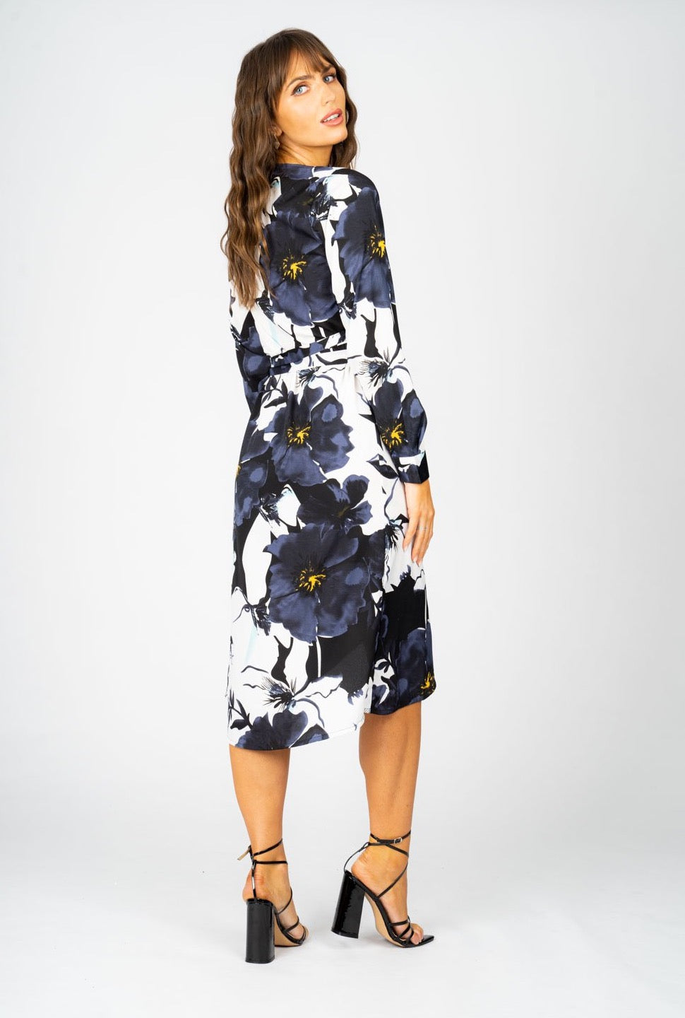 Noelle Wrap Dress in Bloom