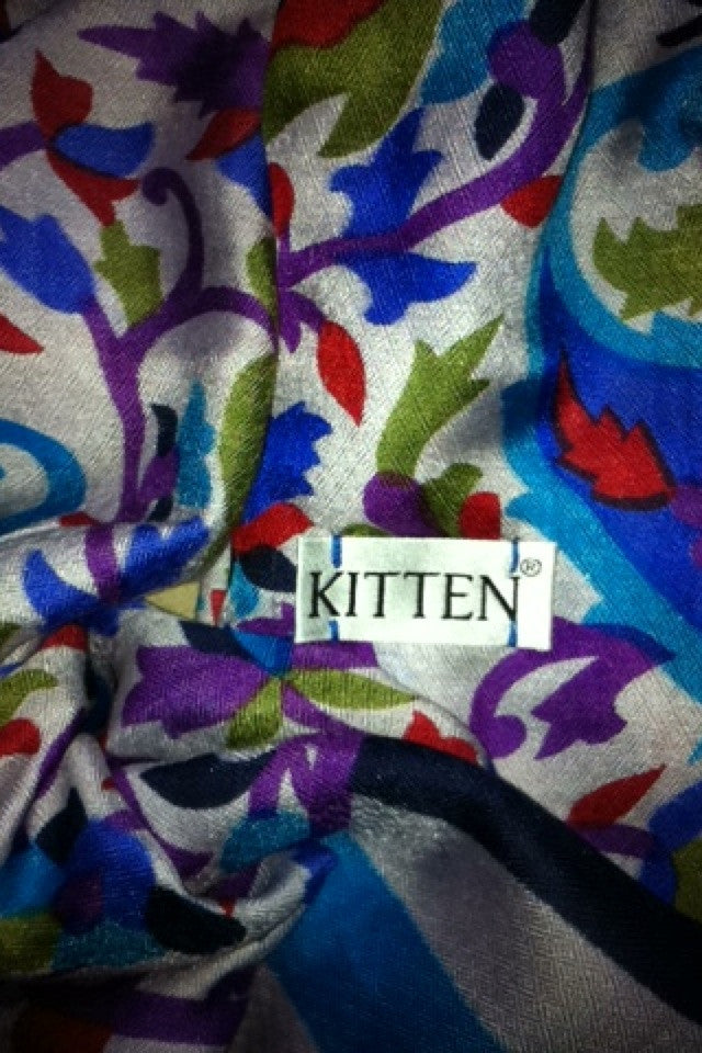 Kitten Beachwear silk & wool scarves