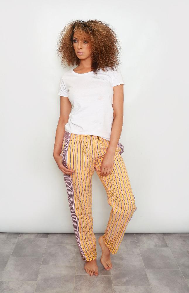 Buttermilk Striped Kenya Pants