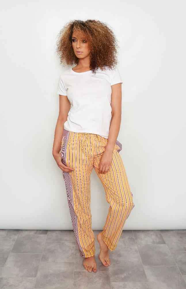 Buttermilk Striped Kenya Pants