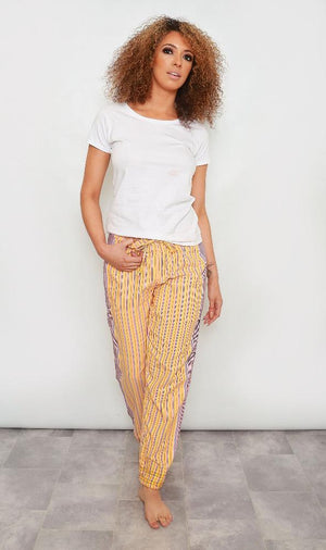 Buttermilk Striped Kenya Pants