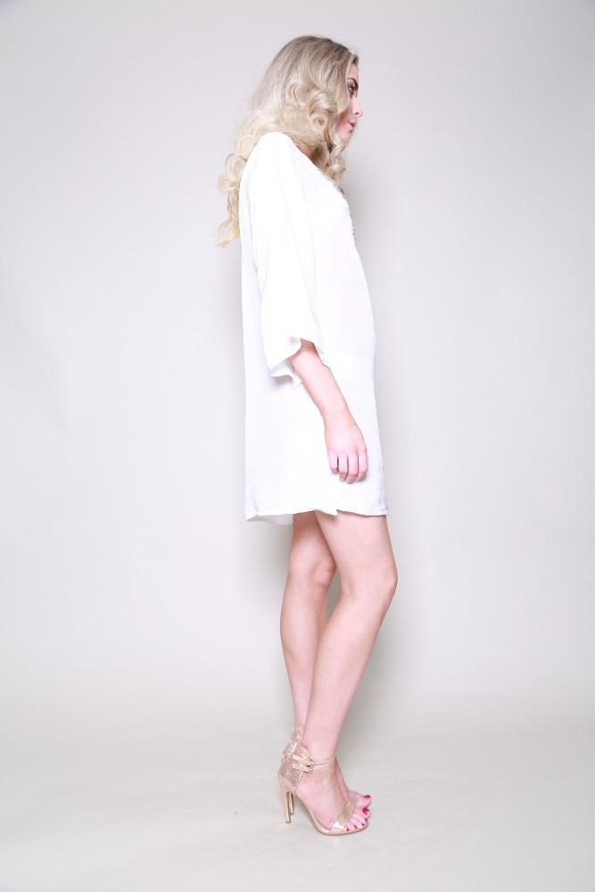 Dubai Silk Beaded Kaftan Top