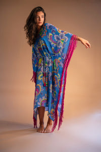 Jamila Fringed Maxi Kaftan