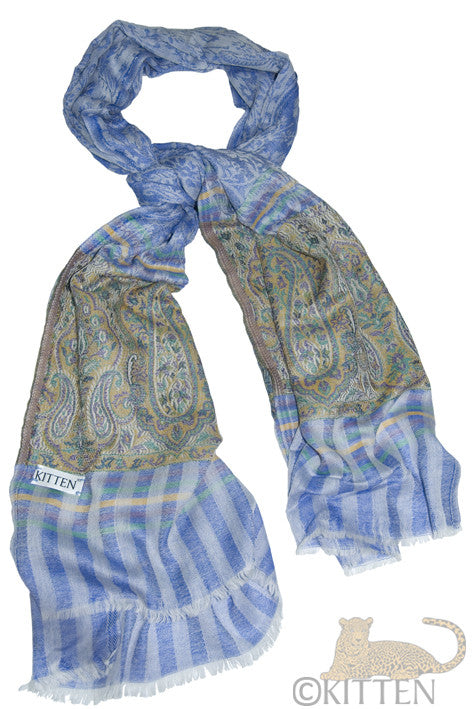 ladies blue Pashmina