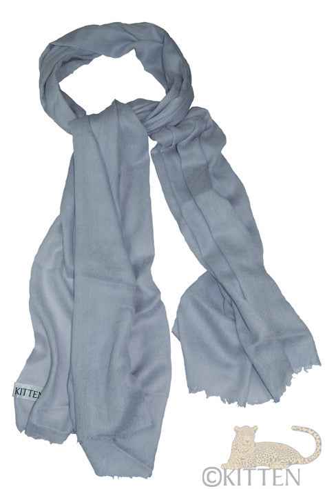 'Alaska' Pale Silver Pashmina