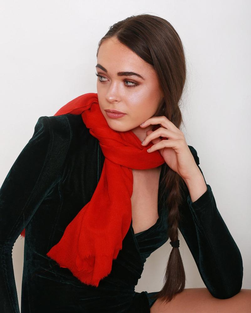 'Dorothy' Red Pashmina