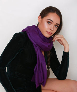 'Prince' Purple Pashmina