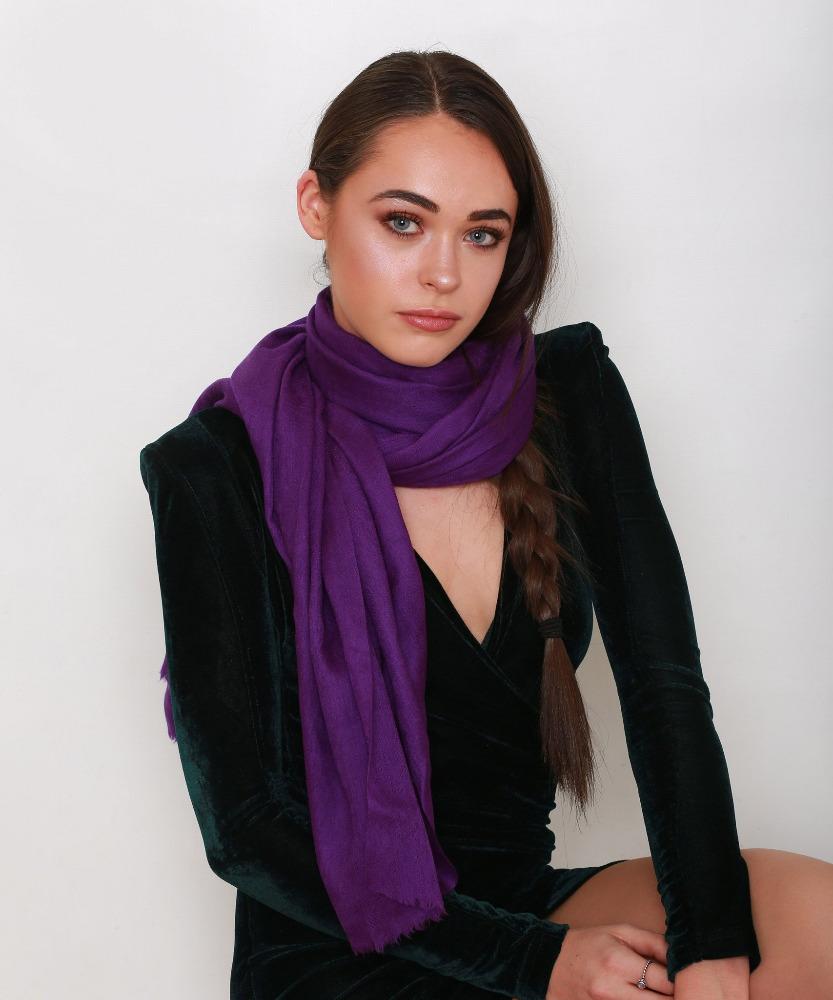 'Prince' Purple Pashmina