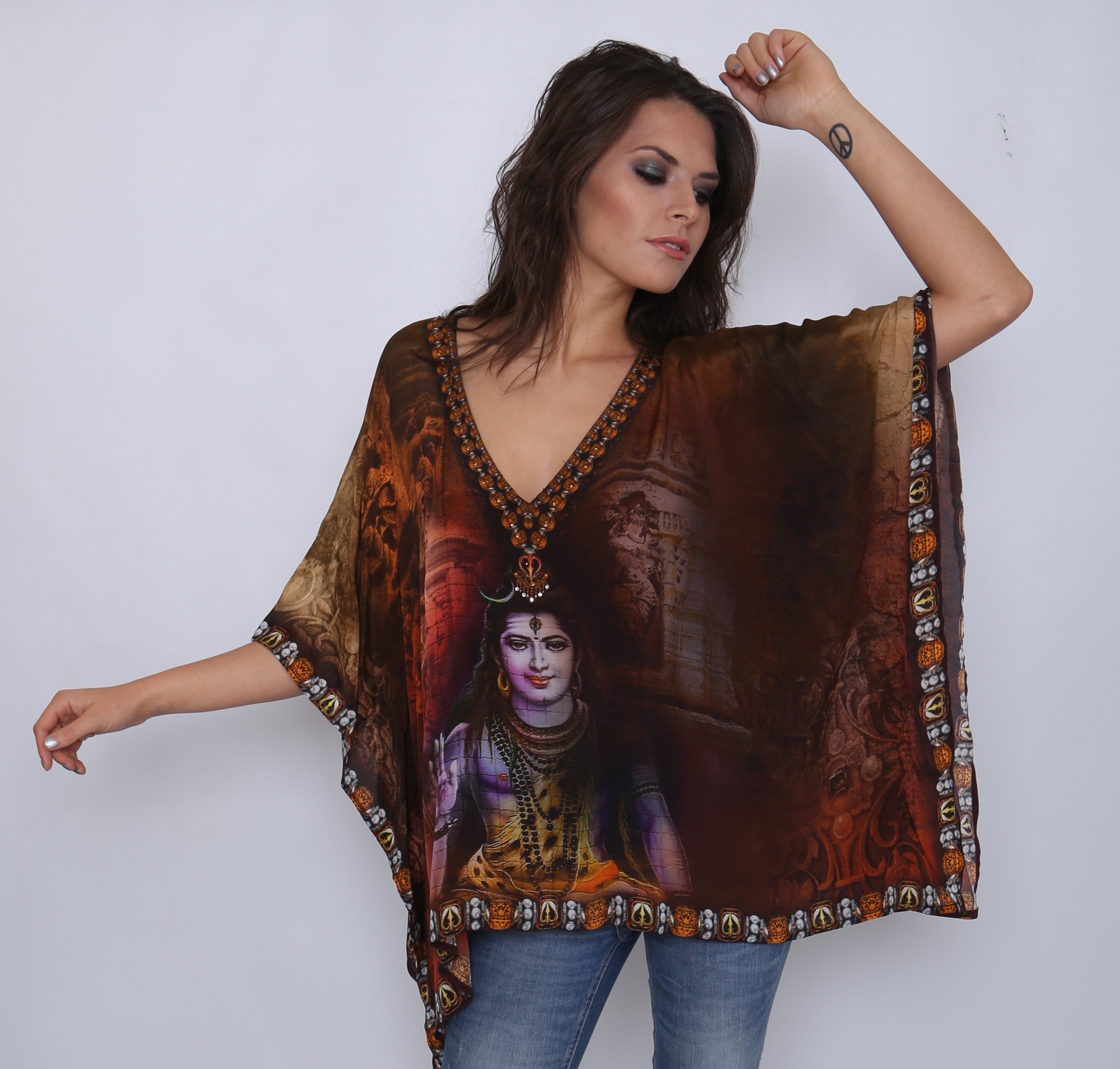 Lord Shiva Kaftan Top