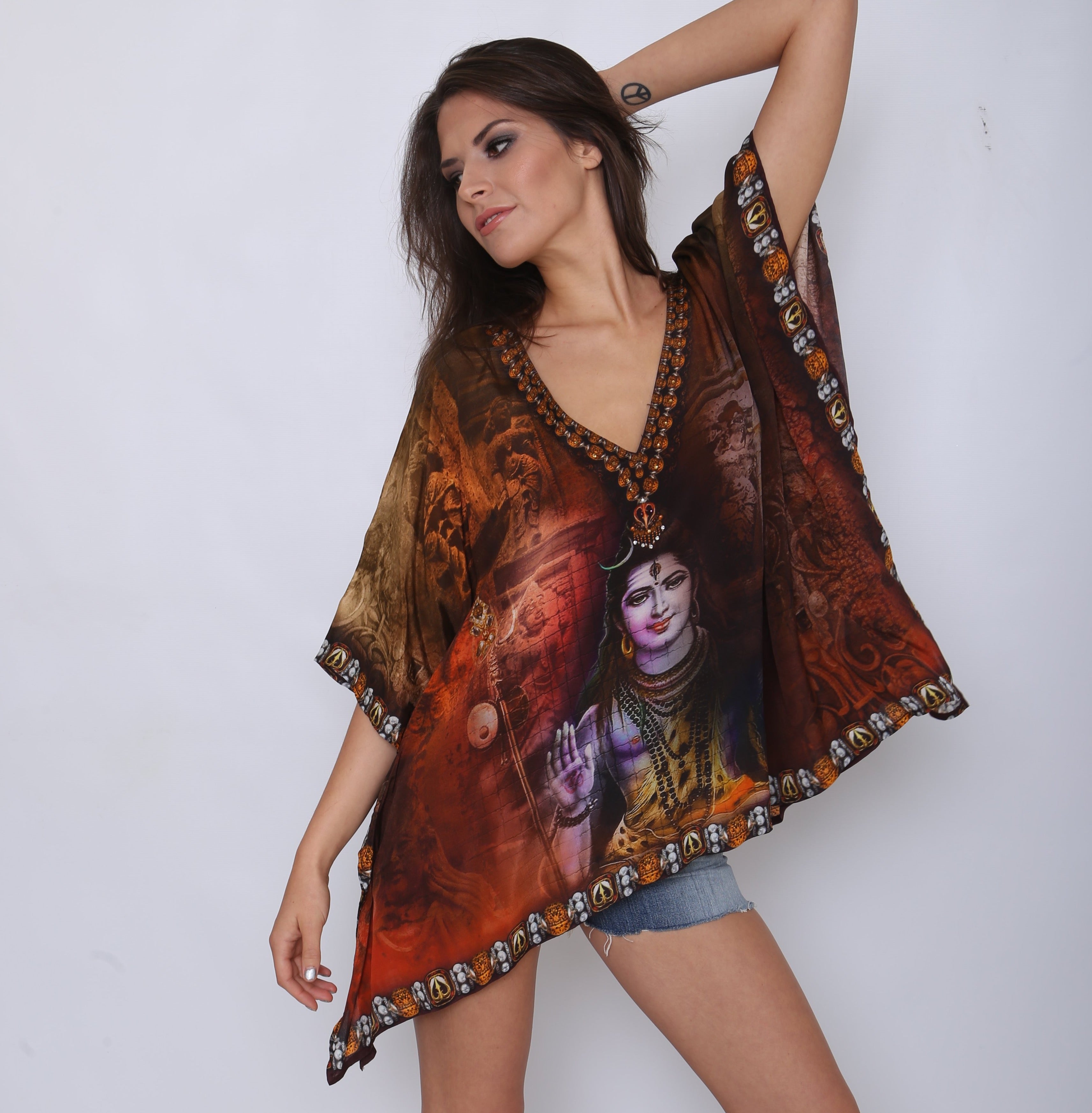 Lord Shiva Kaftan Top