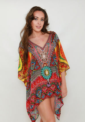 Kahlo Mini Kaftan