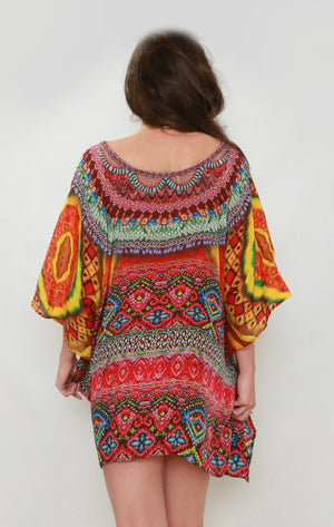 Kahlo Mini Kaftan