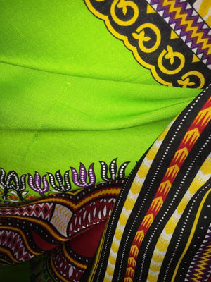 Green Ganga Print Beach Sarong