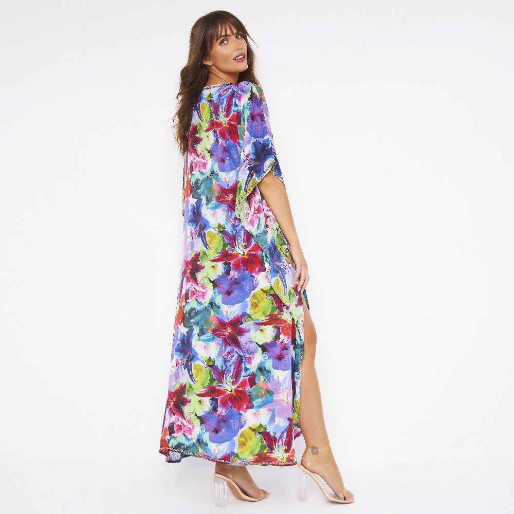 Ishani Beaded Maxi Kaftan
