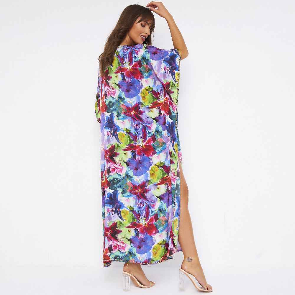 Ishani Beaded Maxi Kaftan