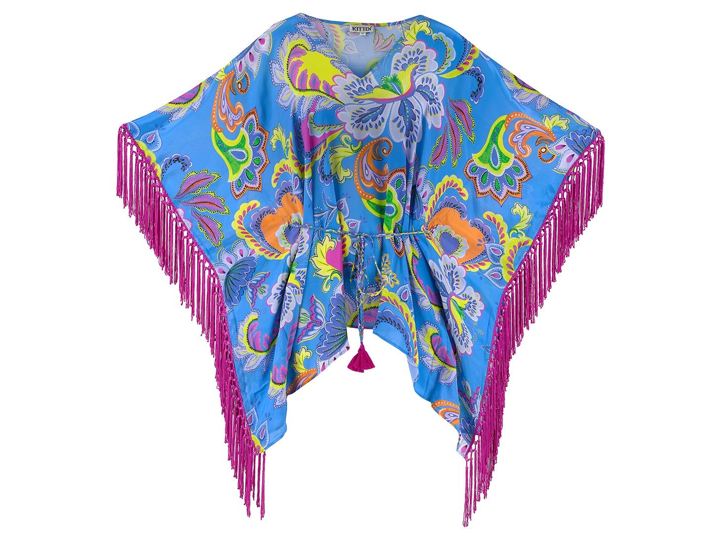 Jamila Fringed Mini Kaftan 