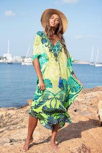 Athena Maxi Kaftan with Tassels