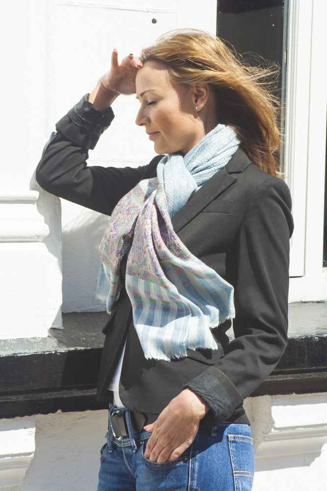 'Priti' Pale Blue